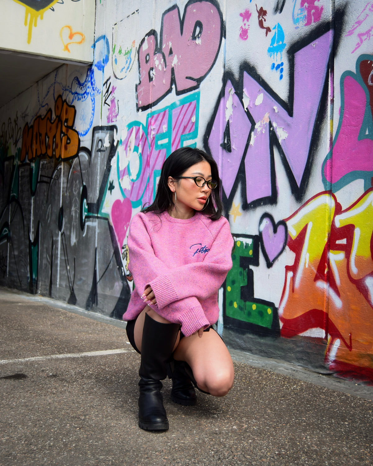 PATAN Knit Sweater Rose